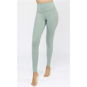 Ciao Bella Sage Green Leggings, Mid Rise